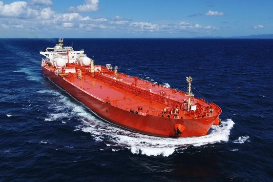三星重工业公司建造的LNG运输船。照片由三星重工业公司提供