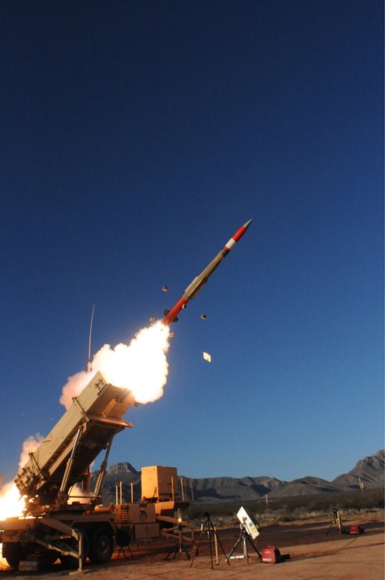 部署在韩国的改良型爱国者-3 导弹（PAC-3 MSE）。【洛克希德·马丁公司】