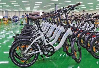 Myvelo公司产的电动自行车。 【照片由Myvelo公司提供】