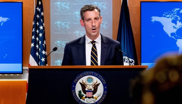 美国国务院发言人内德·普莱斯。【图片来源：AFP=韩联社】