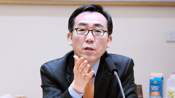 图为前韩国常驻联合国代表赵兑烈。 【照片来源：中央图库】 