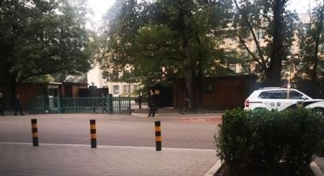 图为位于北京的朝鲜驻华大使馆。 【照片来源：韩联社】
