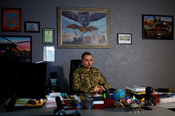 图为乌克兰国防部情报总局局长基里洛·布达诺夫中将。【照片来源：路透社=韩联社】