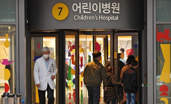 图为上月19日上午拍摄的首尔西大门区延世大学Severance儿童医院。【照片来源：NEWS1】
