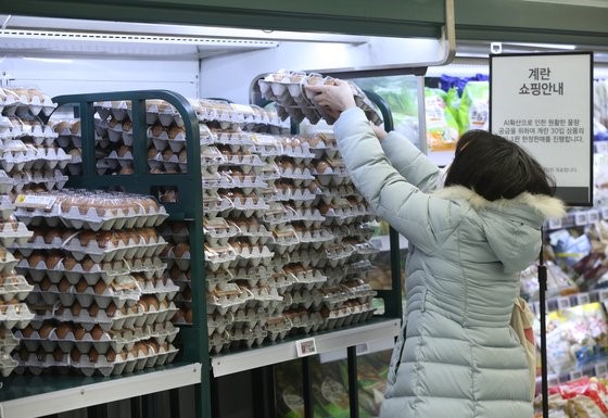 由于禽流感扩散，大量产蛋鸡被扑杀，导致韩国鸡蛋价格出现飞涨。【NEWS1】