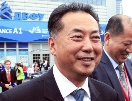 图为新任朝鲜驻华大使李龙男。 【照片来源：韩联社】