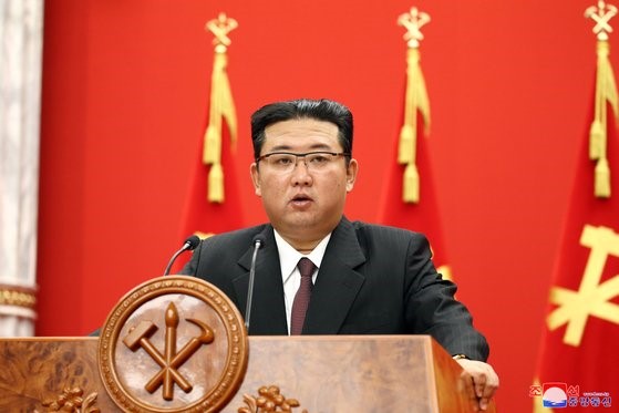 朝鲜劳动党总书记金正恩。 【照片来源：韩联社】
