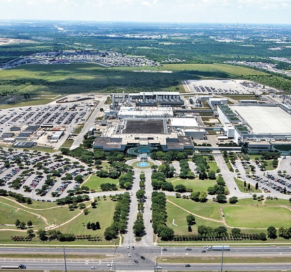 三星电子在美国奥斯汀的半导体工厂。三星电子把新建美国晶圆第2工厂的选址定在了距离奥斯汀48公里的泰勒市。【照片由三星电子提供】
