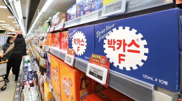 照片中是11月30日首尔某大型超市的陈列台。【照片来源：NEWS1】