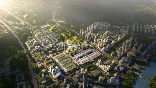 青岛市虚拟现实产业园全景效果图