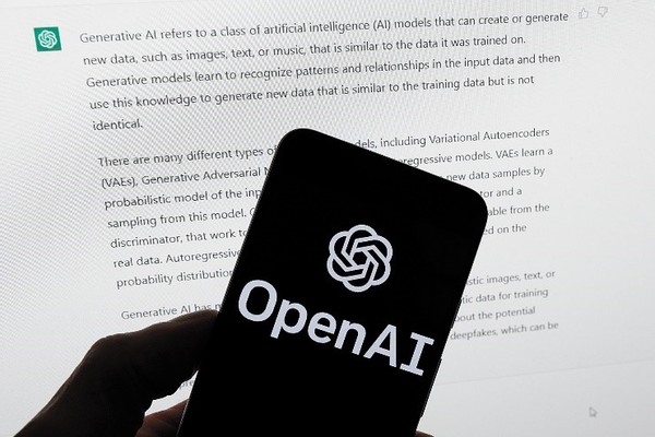 ChatGPT 开发商OpenAI。【照片来源：美联社=韩联社】
