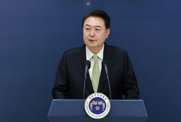 尹锡悦总统。【照片来源：韩联社】
